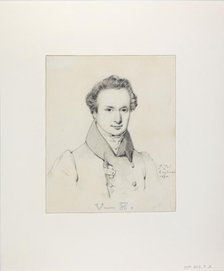 Portrait of Victor Hugo (1802-1885), 1830. Creator: Ziegler, Jules Claude (1804-1856).