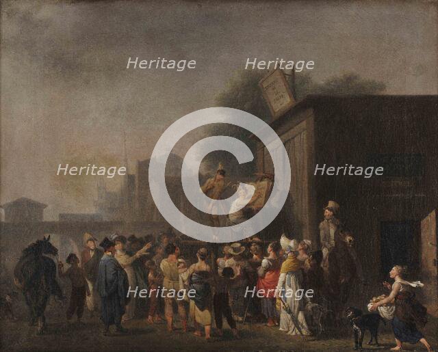 Le Théâtre de la Folie (The Theatre of Madness), c1805-1810. Creator: Taunay, Nicolas Antoine (1755-1830).