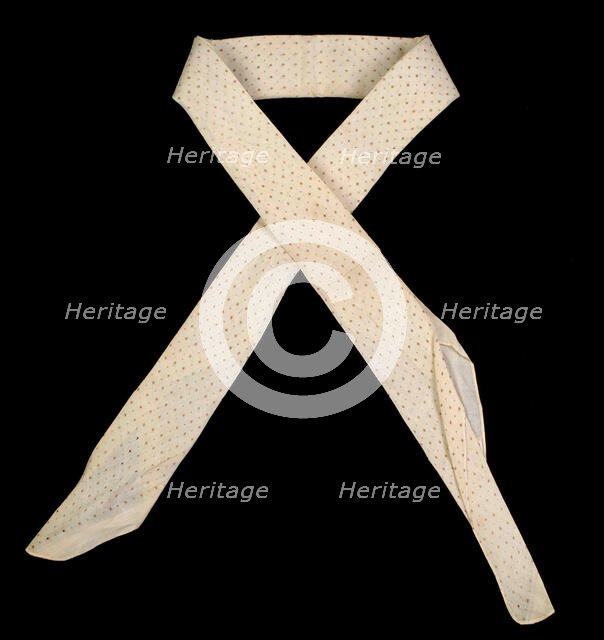 Cravat, American, ca. 1850. Creator: Unknown.