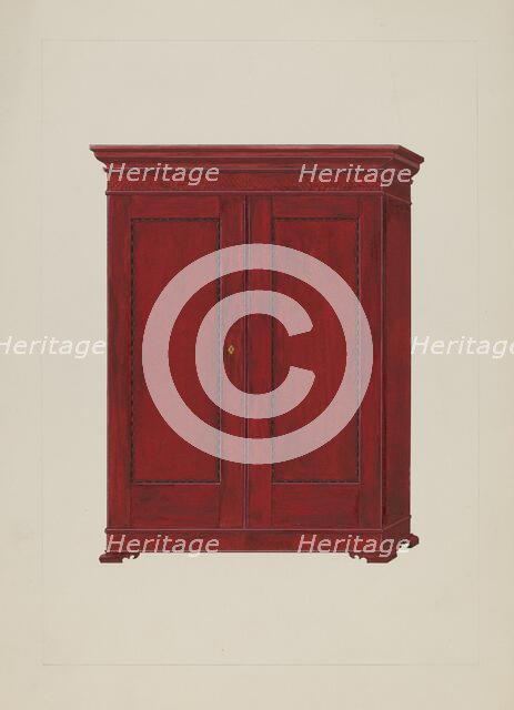 Wardrobe, c. 1937. Creator: George Fairbanks.