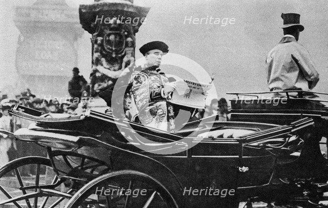 The announcment of the Treaty of Versailles throughout England by Royal Proclamation, 1919, (1937). Artist: Unknown