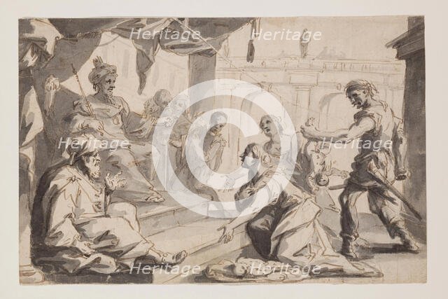 Judgment of Solomon, between 1711 and 1780. Creator: Giovanni Battista Marcola.