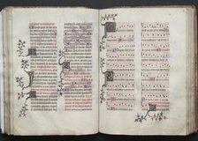 The Gotha Missal: Fol. 67r, Text, c. 1375. Creator: Master of the Boqueteaux (French); Workshop, and.