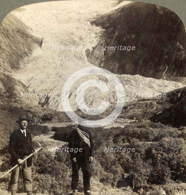 'Perilous Brigsdal Glacier, one of the grandest in all Norway', c1905. Creator: Unknown.