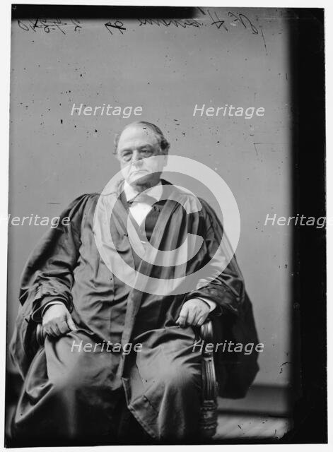 Swayne, Judge (Supreme Court), between 1870 and 1880. Creator: Unknown.