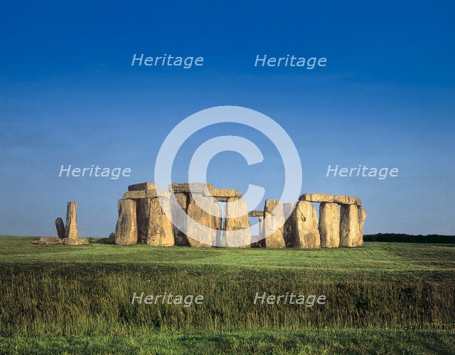 Stonehenge, Wiltshire. Artist: David Sellman.