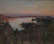 Summer Evening, Haiko Fiord, 1899. Creator: Albert Edelfelt.