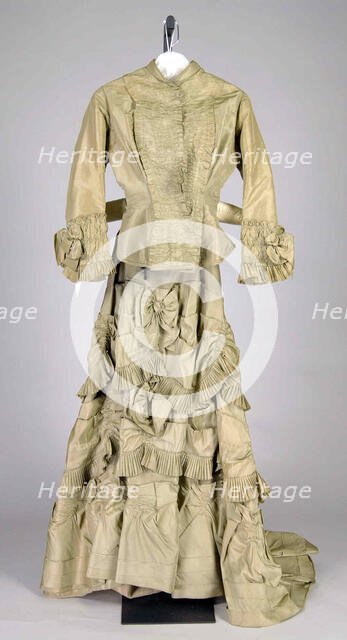 Dress, American, 1870-75. Creator: Unknown.