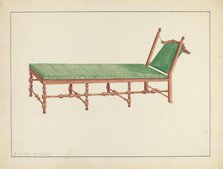 Day Bed, c. 1936. Creator: Holst-Grubbe, B..