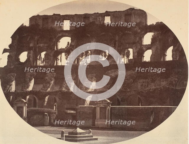 Interno del Colosseo, 1850s. Creator: Giambattista Altadonna.