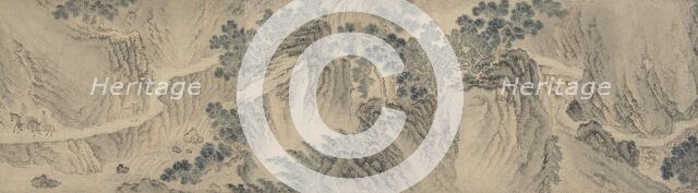 Mountain landscape, October - November 1703. Creator: Shang Rui.