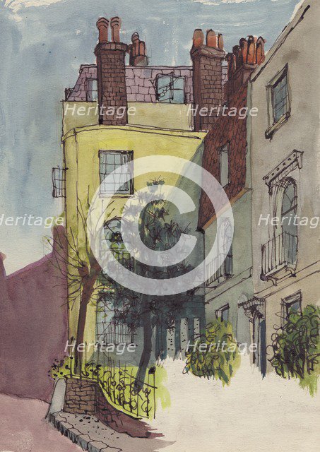 Houses in Hampstead, c1950. Creator: Shirley Markham.