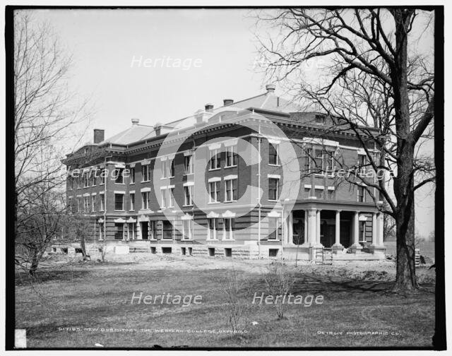 New dormitory, the Western College, Oxford, Ohio, between 1900 and 1906. Creator: Unknown.