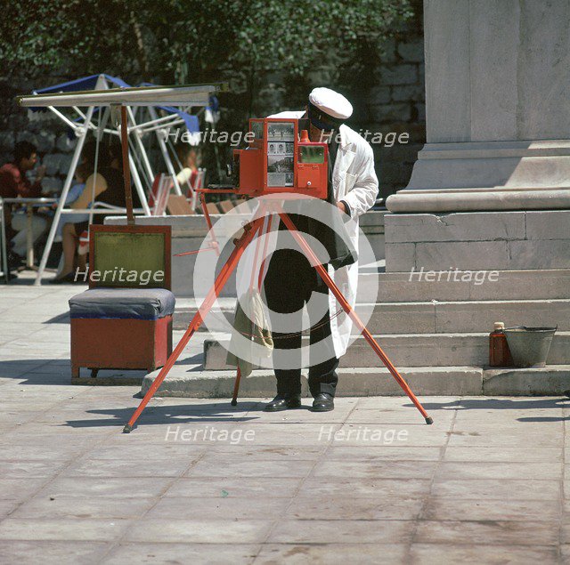 Street scene in Athens. Artist: Unknown