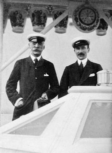 Count Benckendorff and Lord Errington, 1908.Artist: Queen Alexandra