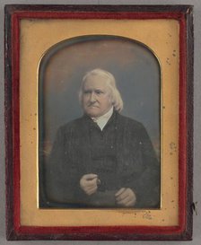 Portrait of an Elderly Man with Long White Hair, about 1855-1859. Creator: Unknown.