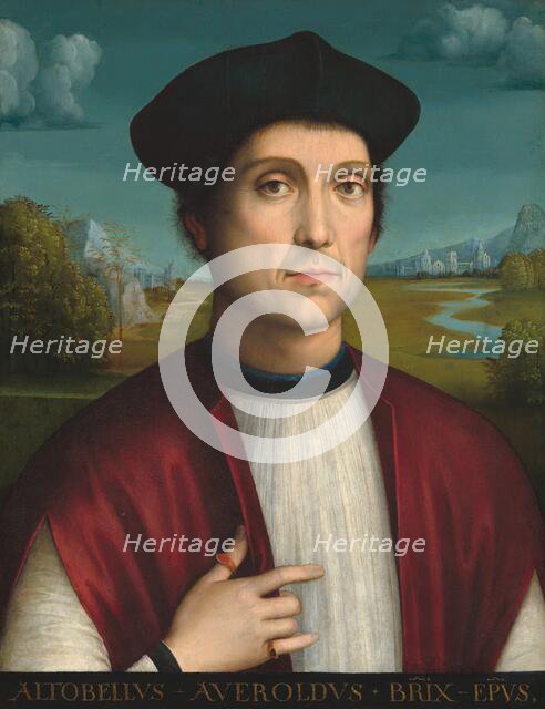 Bishop Altobello Averoldo, c. 1505. Creator: Francesco Francia.