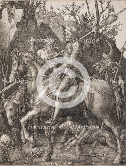 Knight, Death and the Devil. Artist: Dürer, Albrecht (1471-1528)