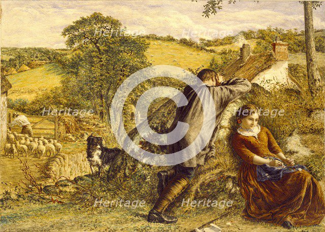The Shepherd's Suit rejected, 1861. Artist: William Vandyke Patten.