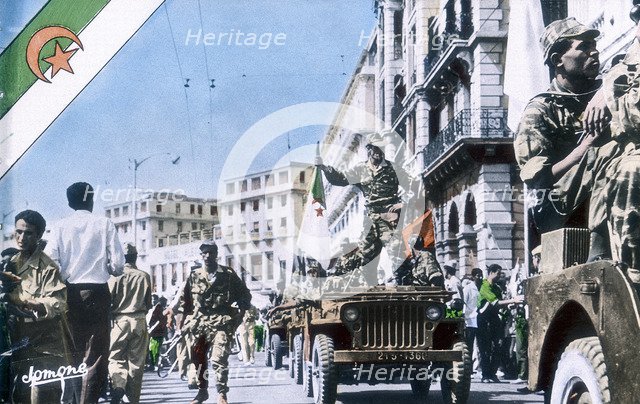 Algerian independence from France, 1962. Artist: Unknown