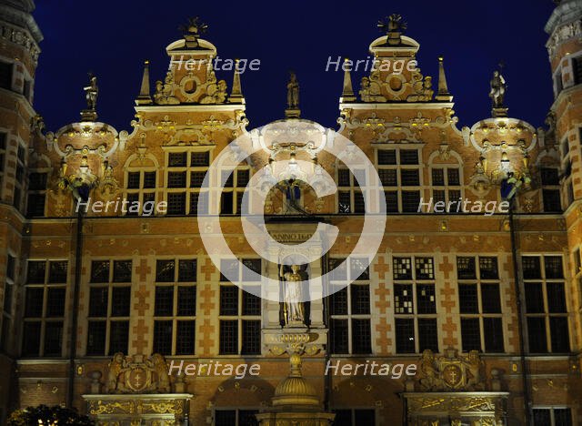 Night view, Great Arsenal, Gdansk, Poland, 17th centry (2015). Creator: Unknown.