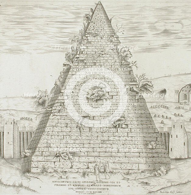 Sepluchrum C. Cesti, 1549. Creator: Unknown.