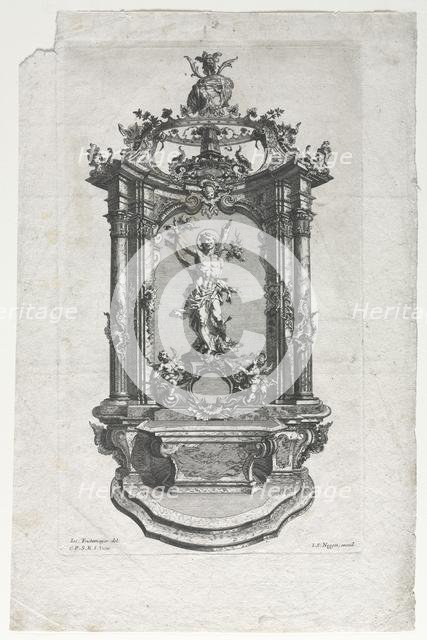 Model for Altar for Woodcarvers. Creator: Gottfried Bernhard Götz (German, 1708-1774).