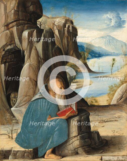 Saint Jerome Reading, c. 1476. Creator: Alvise Vivarini.