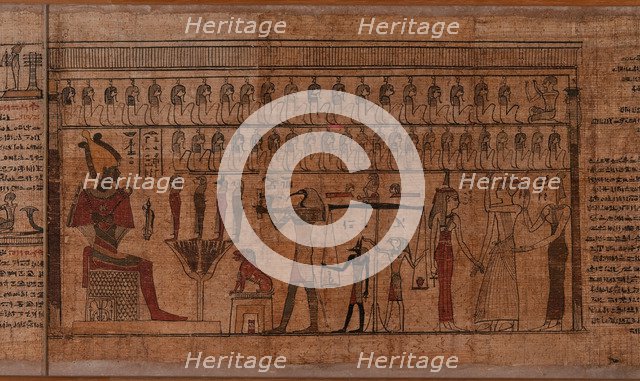 Ancient Egyptian Funerary Text, 2th century BC.