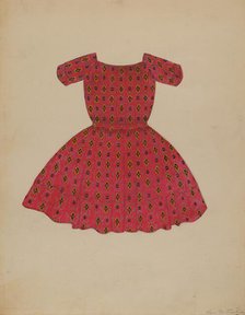 Child's Dress, c. 1936. Creator: Catherine Fowler.