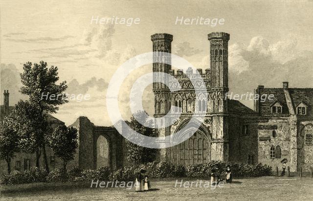 'Canterbury. Gate of St. Augustine's', c1830.  Creator: J Fife.