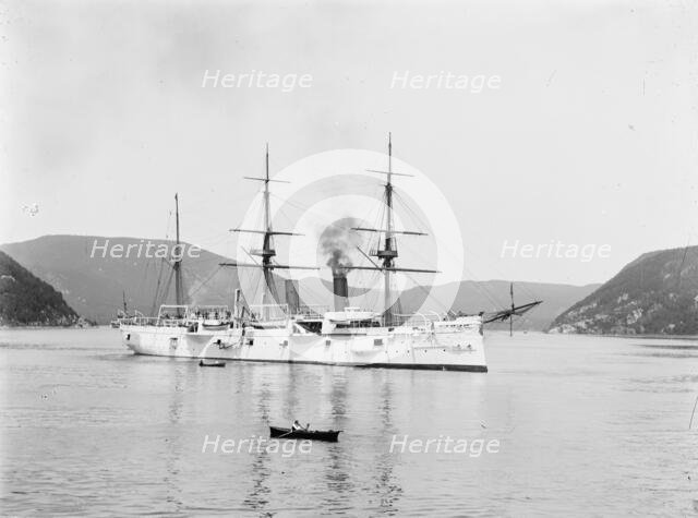 U.S.S. Chicago, between 1890 and 1901. Creator: William H. Jackson.