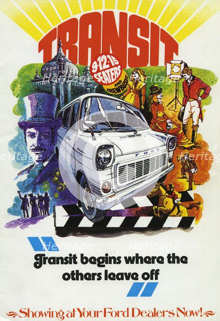 1973 Ford Transit Van advertising brochure. Creator: Unknown.