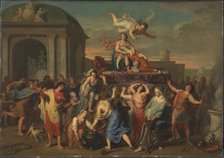 Death of Dido, 1663-1733. Creator: Gerard Hoet.