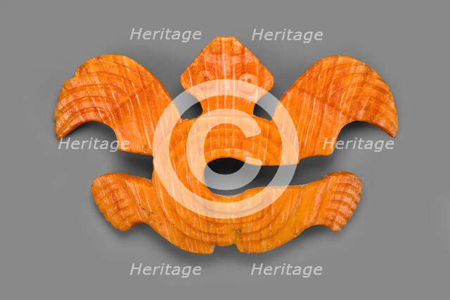 Nose Ornament in the Form of a Turtle with C-shaped Body, A.D. 800/1200. Creator: Unknown.