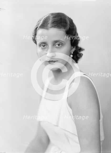 Chita Arguello, Portrait, 1933. Creator: Harris & Ewing.