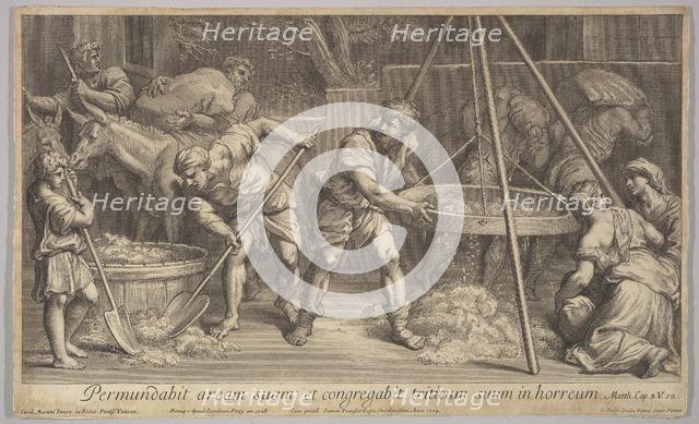 The Wheat & The Chaff, 1728. Creator: Johann Jakob Frey the Elder.