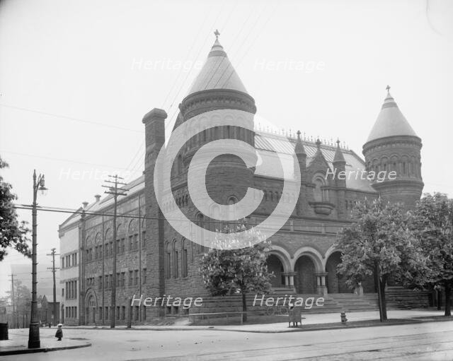 Art museum [Detroit Museum of Art], Detroit, Mich., between 1900 and 1910. Creator: Unknown.