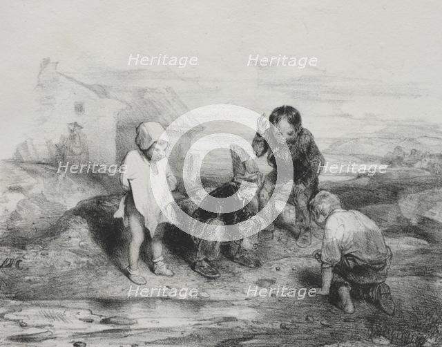 The Deciding Throw. Creator: Alexandre-Gabriel Decamps (French, 1803-1860).