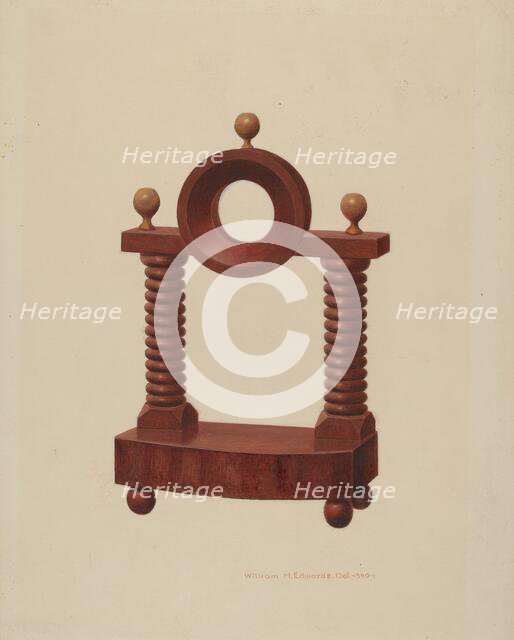 Watch Holder, c. 1939. Creator: William H Edwards.