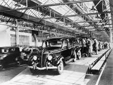 Ford factory, Dagenham, Essex, 1937. Artist: Unknown