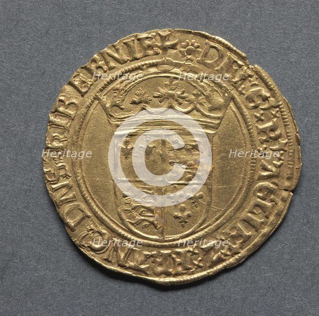 Crown of the Double Rose (reverse), 1526-1544. Creator: Unknown.