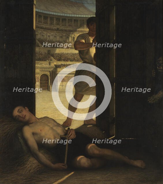 A Christian Martyr, 1860. Creator: Ernst Slingeneyer.