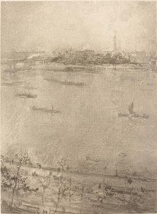 The Thames, 1896. Creator: James Abbott McNeill Whistler.