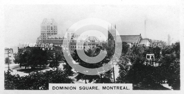Dominion Square, Montreal, Canada, c1920s. Artist: Unknown