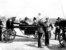 Review on Southsea Common in honour of the Ameer's son: watching The March Past,1895. Creator: Charles Knight.