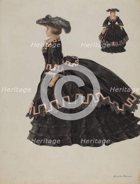 Doll--"Belle Hervey", c. 1937. Creator: Edith Towner.