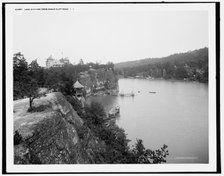 Lake Mohonk from Eagle Cliff Road, N.Y., c1902. Creator: Unknown.