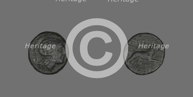 Coin Depicting the Goddess Athena, 306-281 BCE, issued by Lysimachus of Thrace. Creator: Unknown.