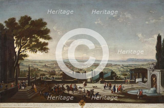 View of the Town and Harbor of Toulon (La villa y rada de Tolón) (image 1 of 2), 1771. Creator: Juan Patricio Morlete Ruiz.